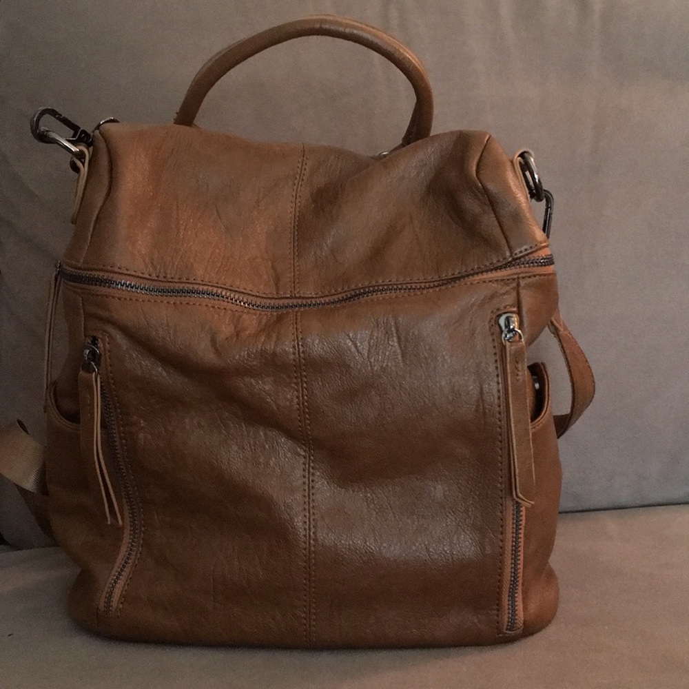 Leather bag/ Diaper bag